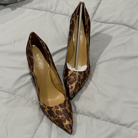 Nine West Shoes - Nine West Brown Leopard Heels
